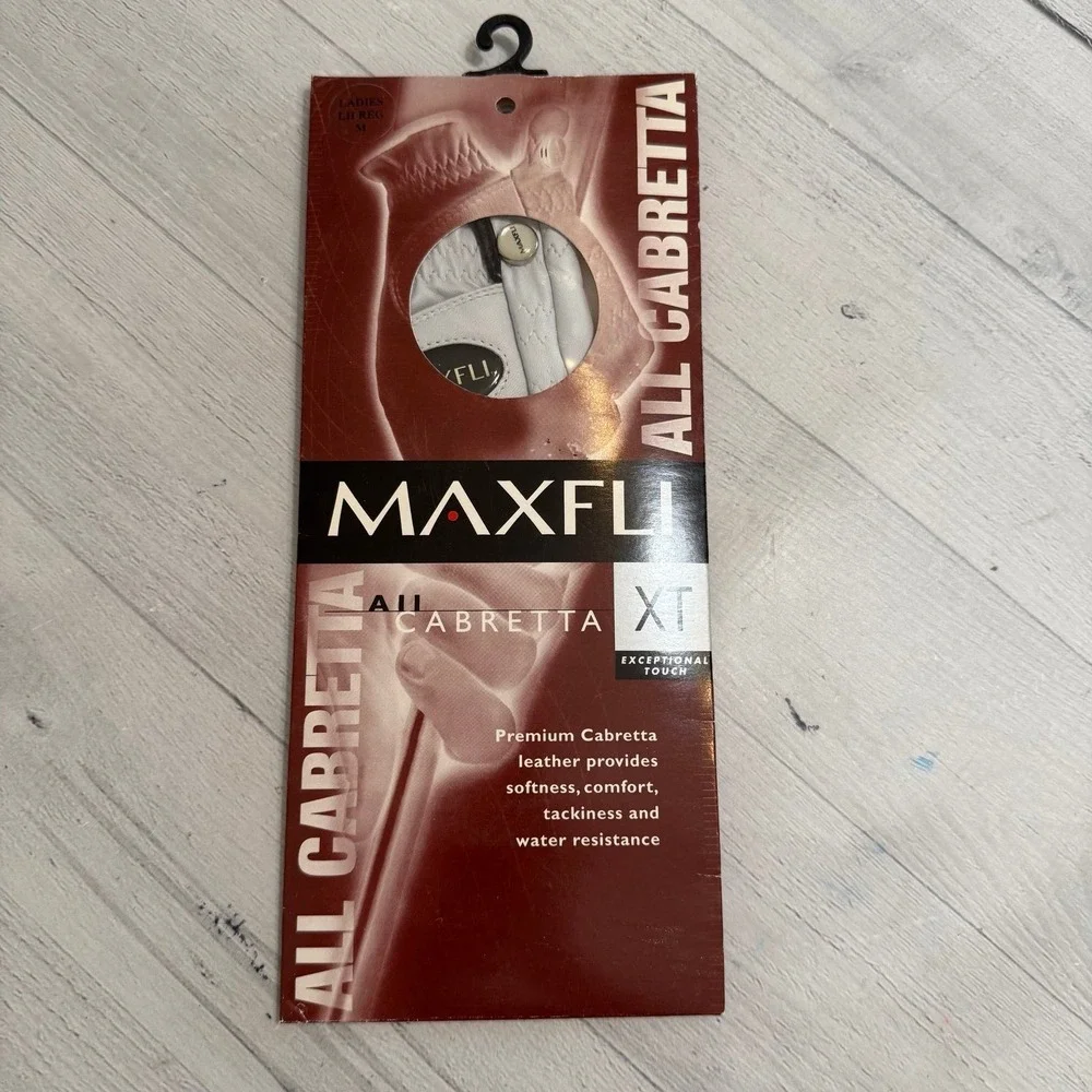 Maxfli XD All Calbretta golf‎ glove XT Ladies Left Handed regular medium NEW